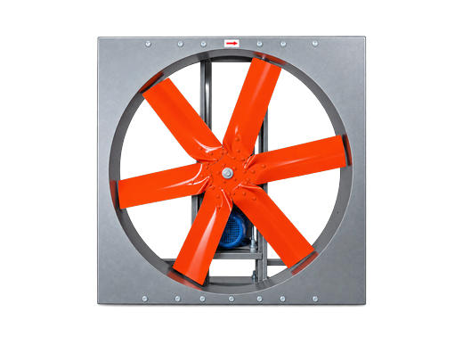 Extractor axial tipo mural